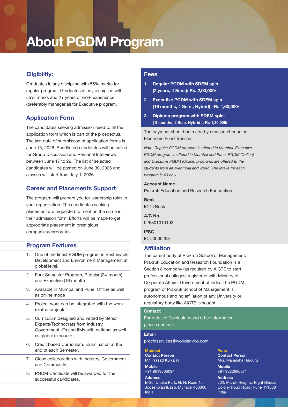 PGDM Curriculum